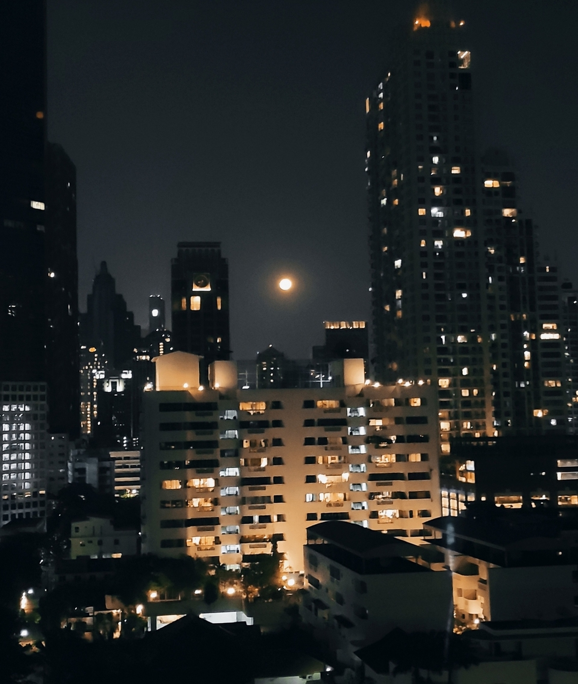 Bedroom window view in Bangkok